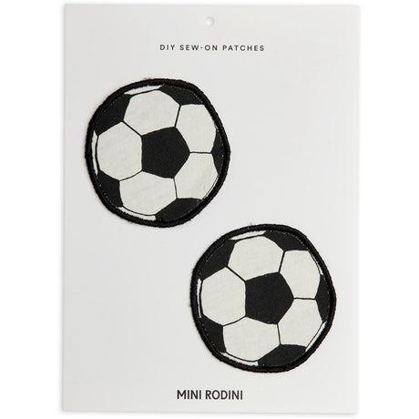 Mini Rodini Off-white Football Diy Sew On Patches
