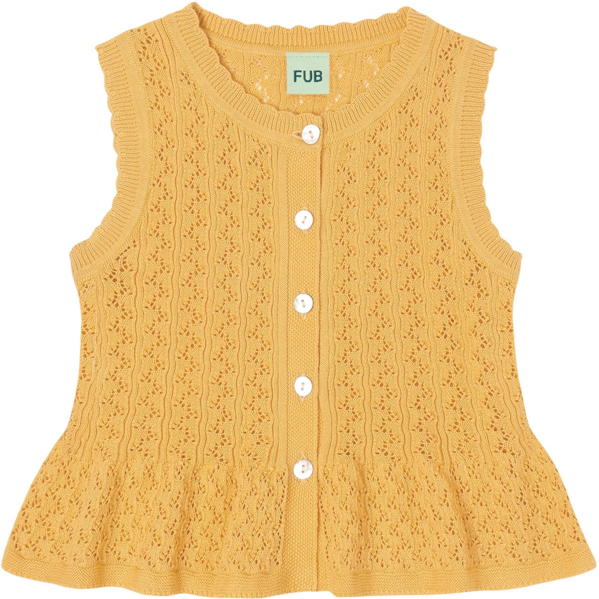 FUB Butter Pointelle Top