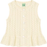 FUB Ecru Pointelle Top