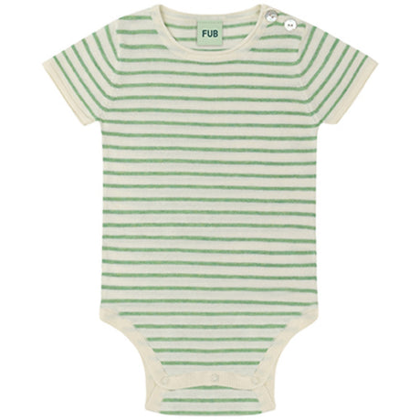 FUB Ecru/Apple Melange Baby SS Body