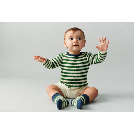 FUB Ecru/Pine Rib Blouse