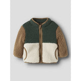 Name It Jungle Green Nbmmacey Teddy Jacket Block
