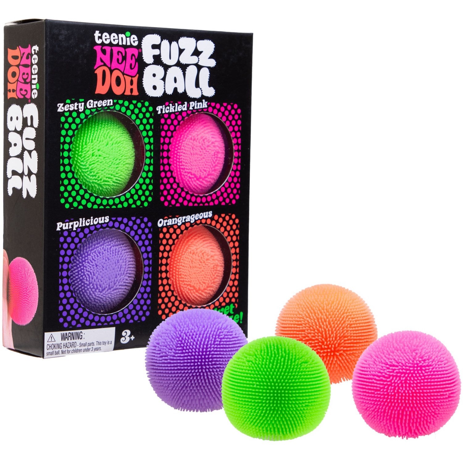 Buy NeeDoh Teenie Fuzz Ball 4 -Pack CDU