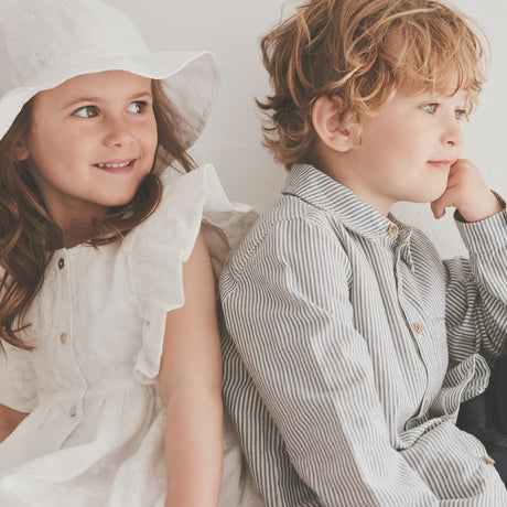 Huttelihut Antique White Summer Hat Embroidery