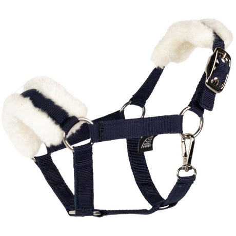 My Hobby Horse Navy Lambskin Halter For Hobby Horse