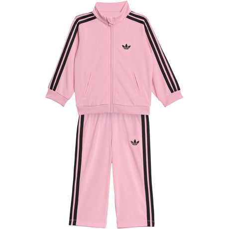 adidas Originals Light Pink/Black Firebird Ts Sweat Set