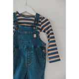 Petit Piao Light Blue Denim PPElm Denim Overalls