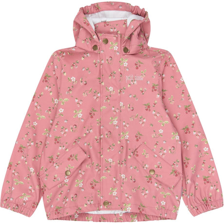 Petit Piao Dusty Rose Strawberry AOP PPDai Rainwear Set