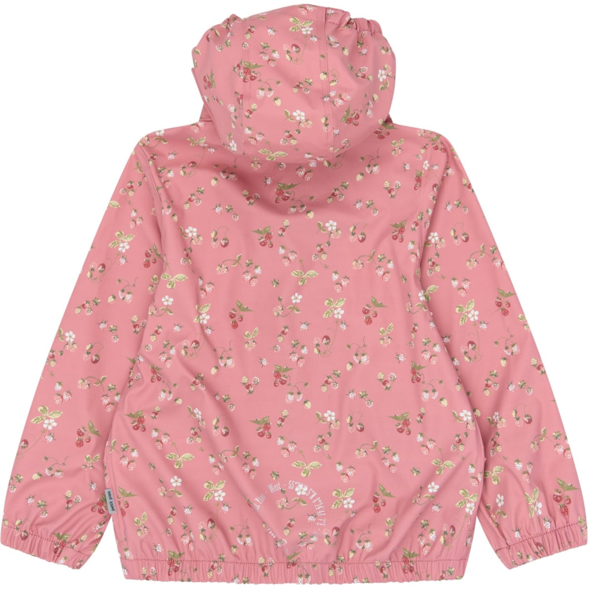 Petit Piao Dusty Rose Strawberry AOP PPDai Rainwear Set
