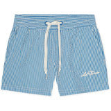 Les Deux Kids Palace Blue Stan Stripe Swim Shorts