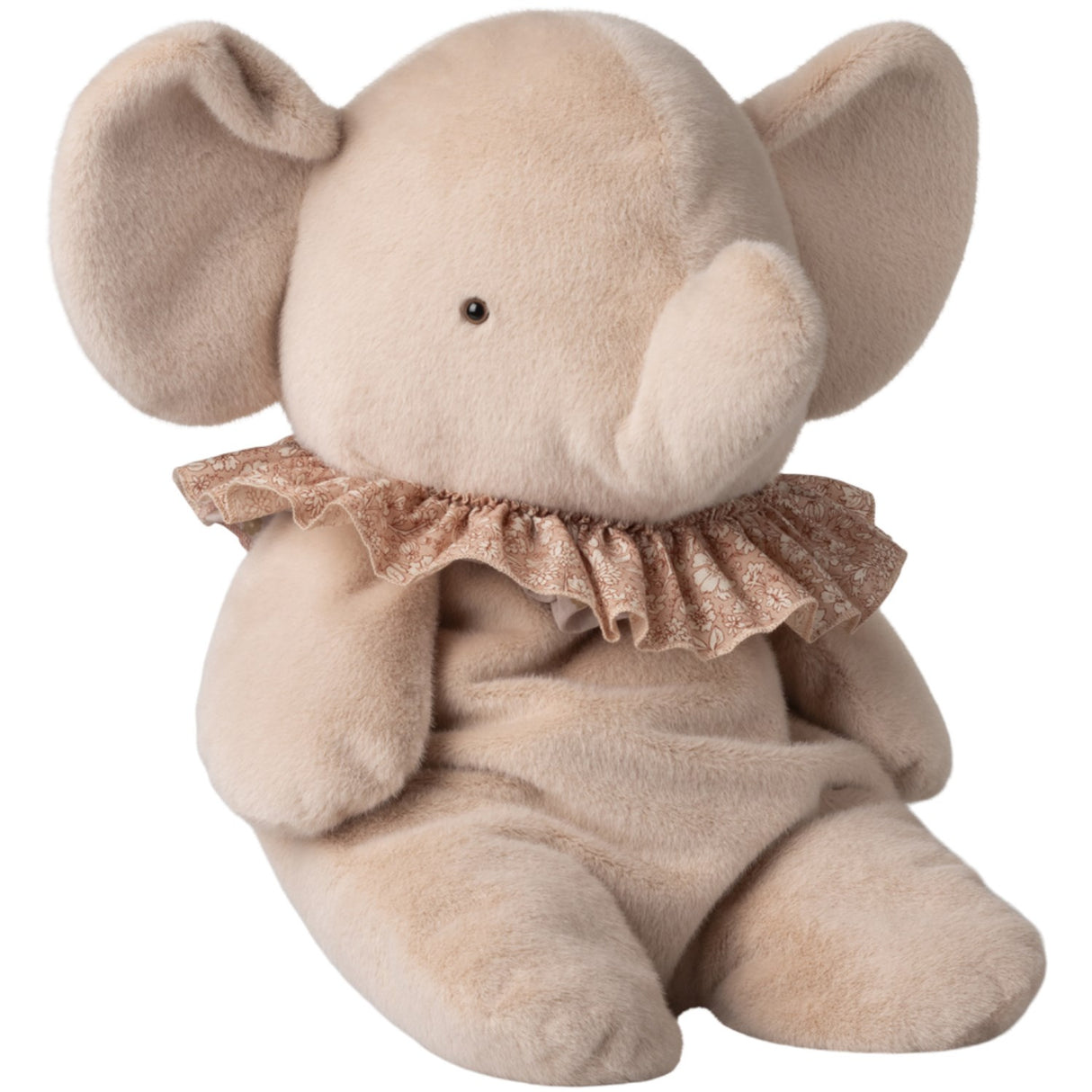 Maileg Elefant, Plys, Stor - Lyserød