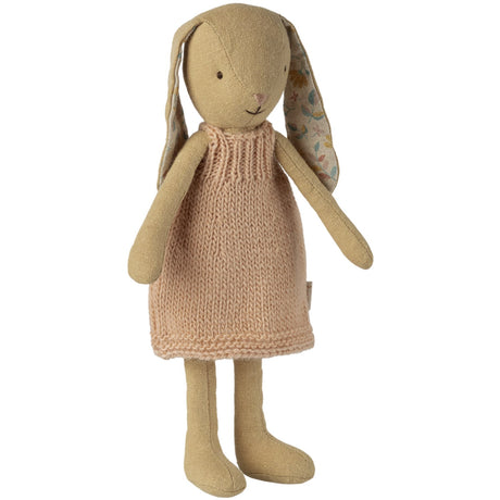 Maileg Kanin, Størrelse 1 - Cremegul - Knitted Kjole