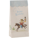 Maileg Papirspose - Happy Birthday - Cowboy, 12 Stk.