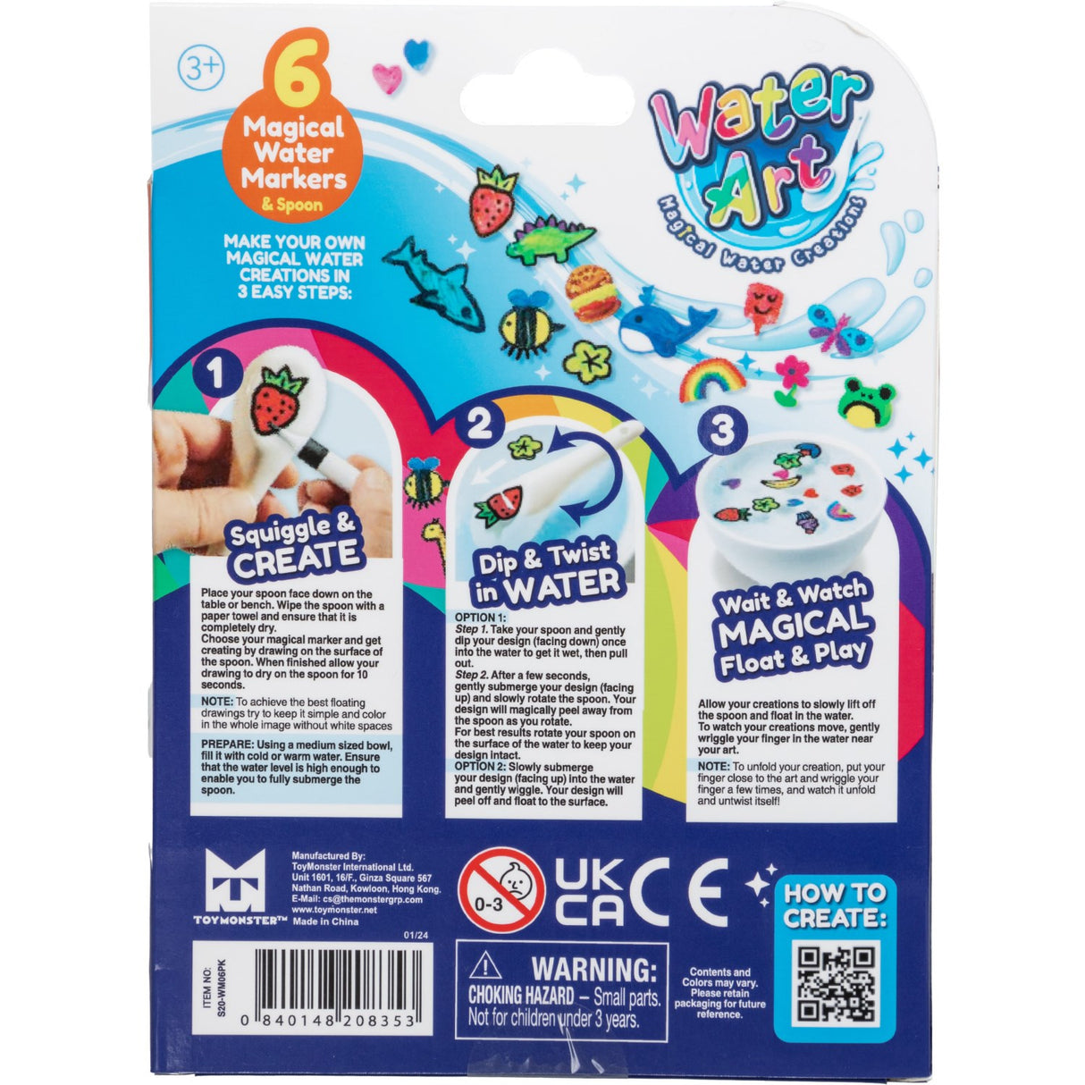 Water Art Set With 6 Markers
