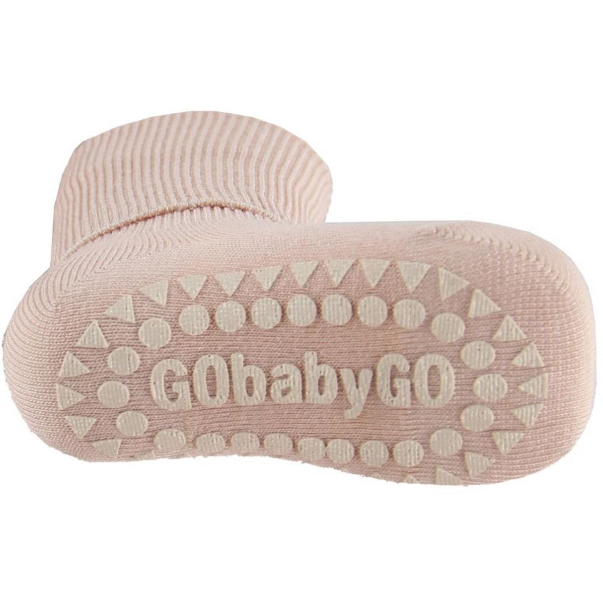 GObabyGO Bamboo Socks Antislip Soft Pink