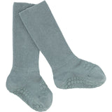 GObabyGO Bamboo Socks Antislip Dusty Blue