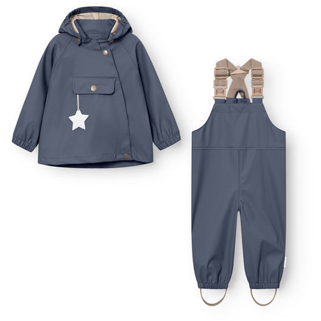 Mini A ture Ombre Blue Matwainis Rain Set. Grs