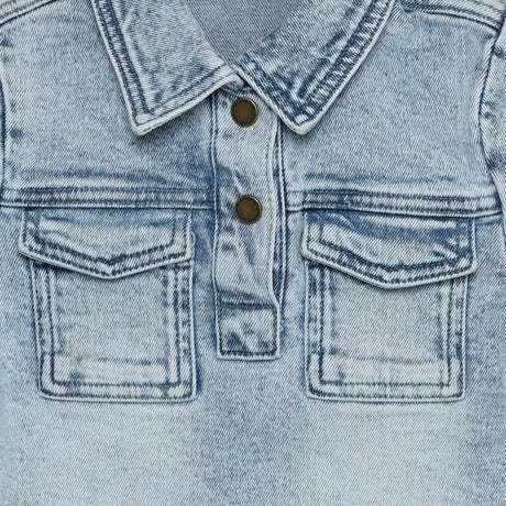En Fant Light Blue Denim Dress Denim