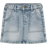 En Fant Light Blue Denim Skirt Denim