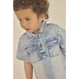 En Fant Light Blue Denim Dress Denim