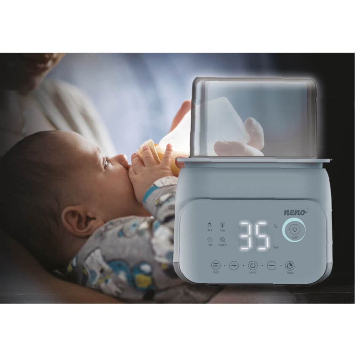 Neno Hvid Sterilisator Og Bottle Warmer Vita