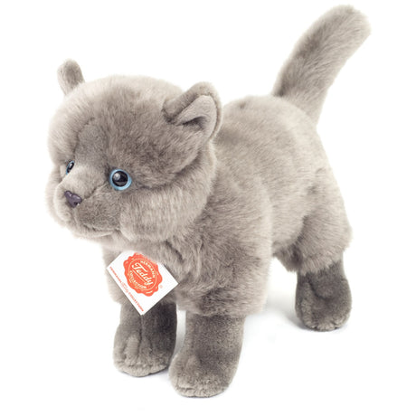 Teddy Hermann Cat - Standing Carthusian 20 cm
