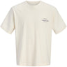 Jack & Jones Junior Antique White Jornorrebro Typo Tee Ss Crew Neck Sn Jnr
