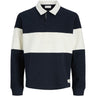 Jack & Jones Junior Sky Captain Jorfrederiksberg Blocking Sweat Polo Jnr