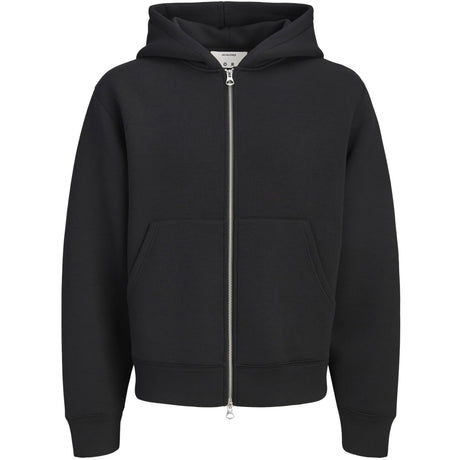 Jack & Jones Junior Black Jcolegacy Sweat Scuba Zip Hood Sn Jnr