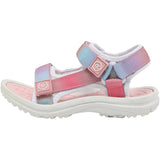 Color Kids Bridal Rose Colorblock Sandals W. Velcro