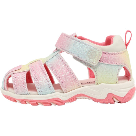 Color Kids Pink Lemonade Baby Sandals W. Velcro Strap