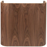 Curve Lab Walnut Small Curvy Bookcase