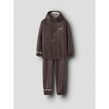 Name It Seal Brown Nkndry10 Rain Set Fo Noos