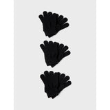 Name It Black Nmnmagic Knit Gloves 3P