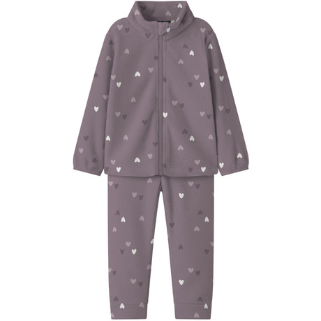 Name It Toadstool Hearts Nmnspektra Fleece Set Aop Fo