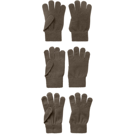 Name It Chocolate Chip Nmnmagic Knit Gloves 3P