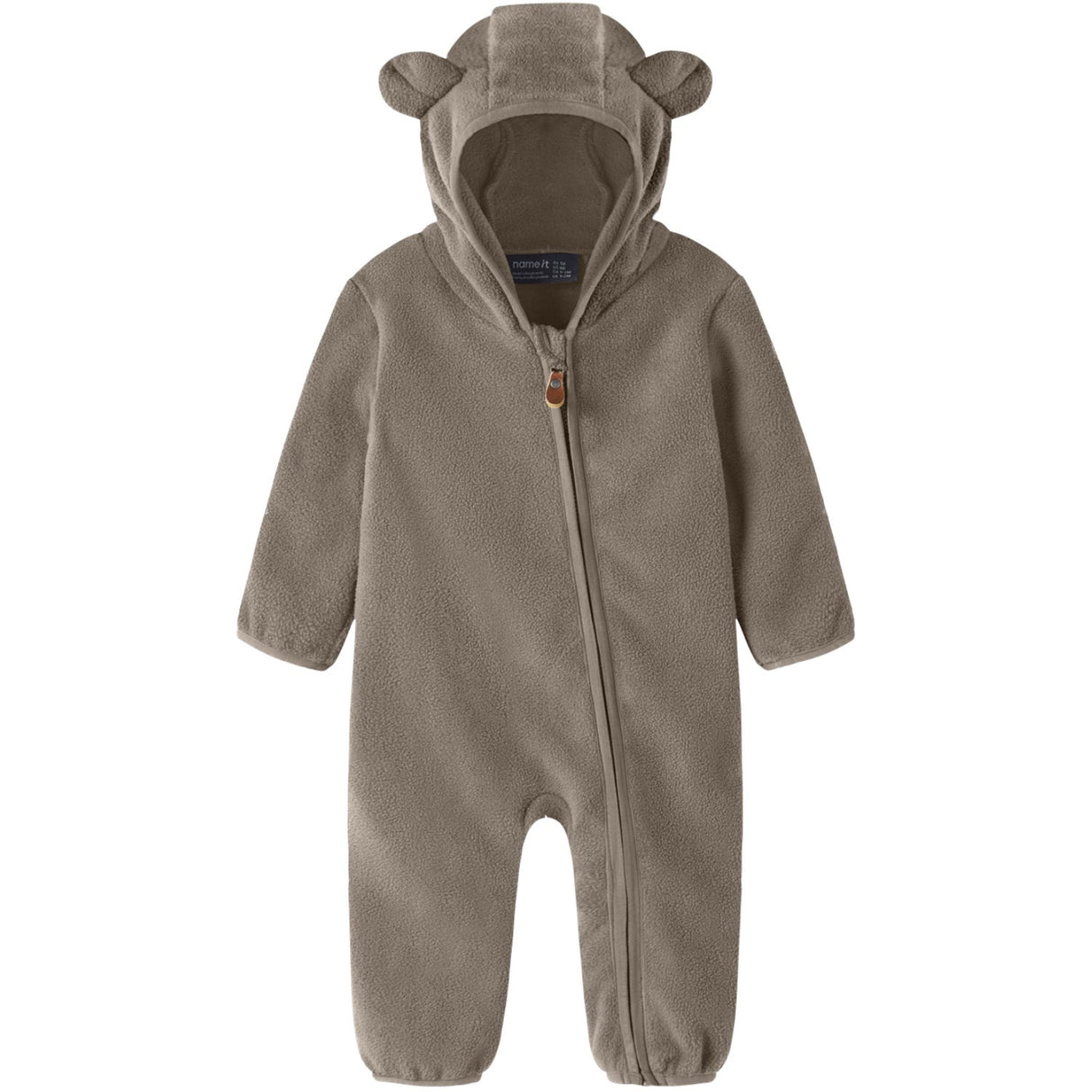 Name It Walnut Nbnmeeko Fleece Suit Melange Noos