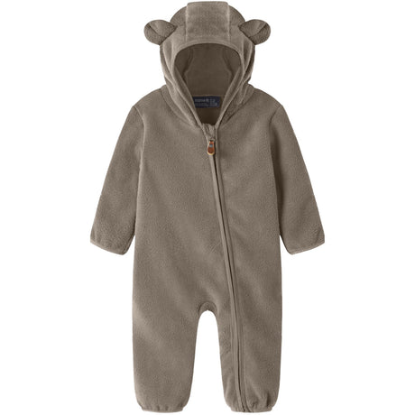 Name It Walnut Nbnmeeko Fleece Suit Melange Noos