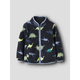 Name It Dark Sapphire Dino Nmmmeeko Fleece Jacket Aop2 Noos