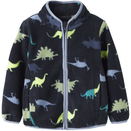 Name It Dark Sapphire Dino Nmmmeeko Fleece Jacket Aop2 Noos