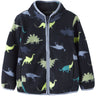 Name It Dark Sapphire Dino Nmmmeeko Fleece Jacket Aop2 Noos