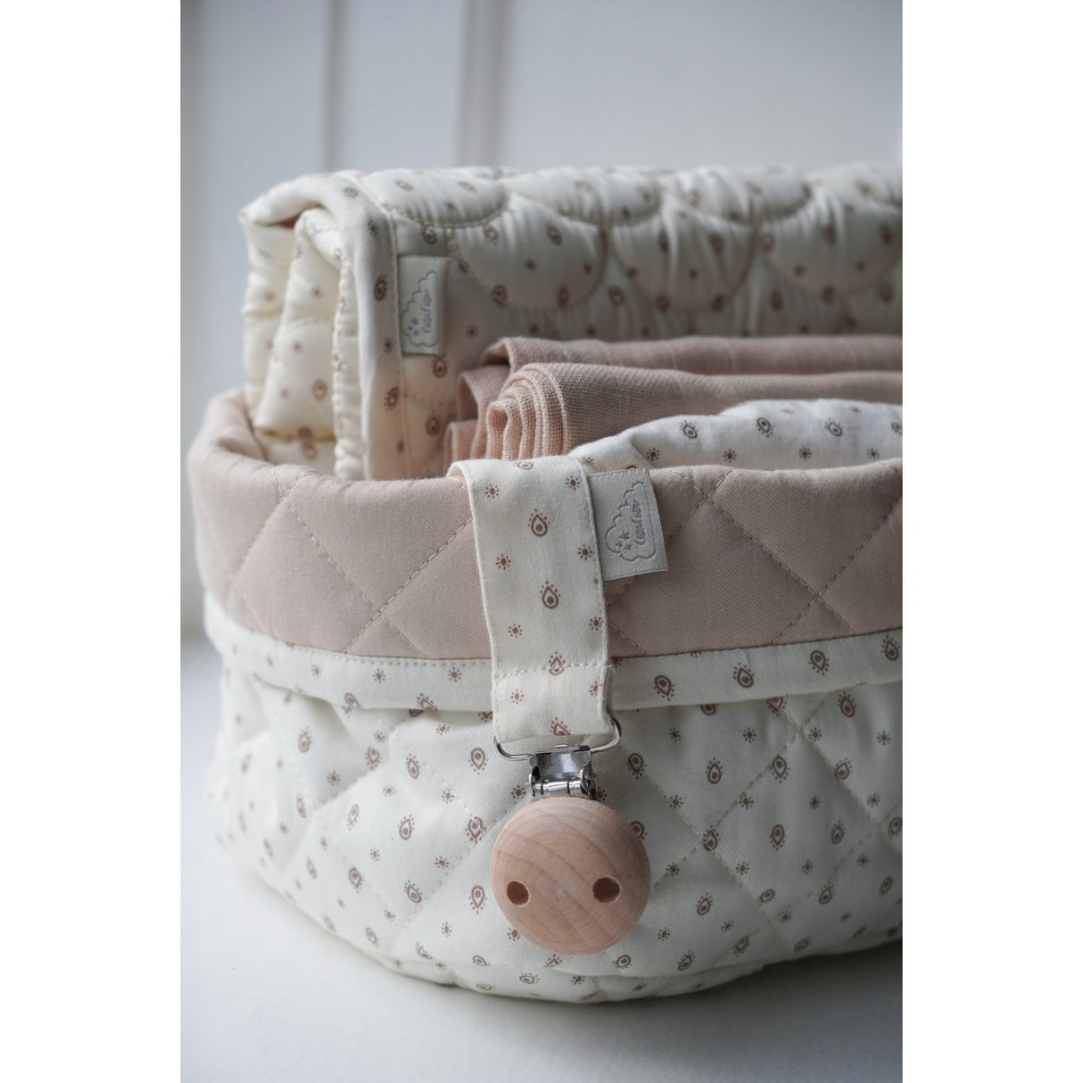 Cam Cam Copenhagen Rowan Quilted Storage Basket 2-Pack