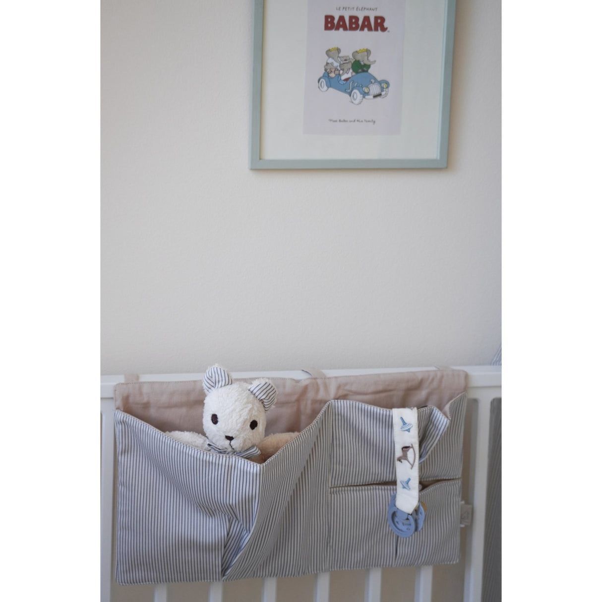 Cam Cam Copenhagen Vintage Toys Embroidered Pacifier Holder