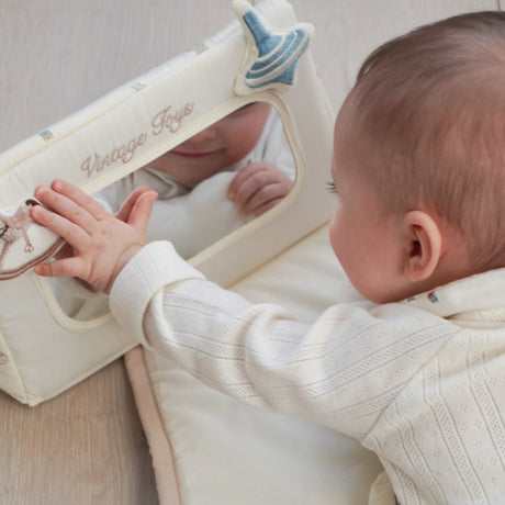 Cam Cam Copenhagen Vintage Toys Tummy Time Mirror