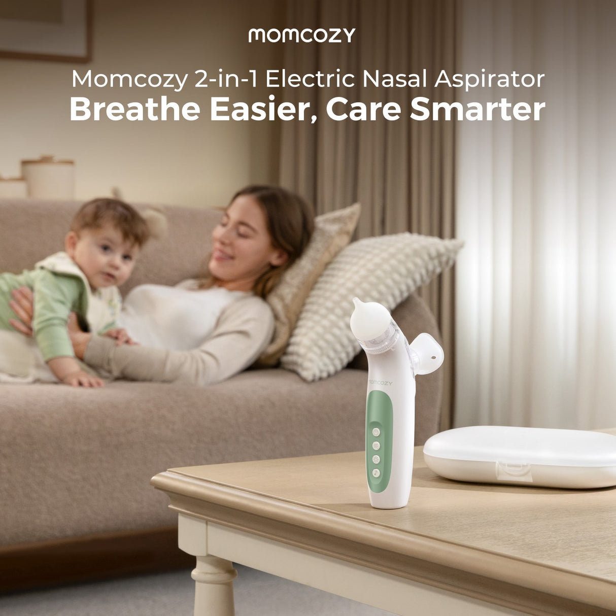 Momcozy BreezyClear™ 2-in-1 Spray & Suction Electric Nasal