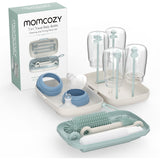 Momcozy Green 7 In 1 Baby Bottle Brush Set