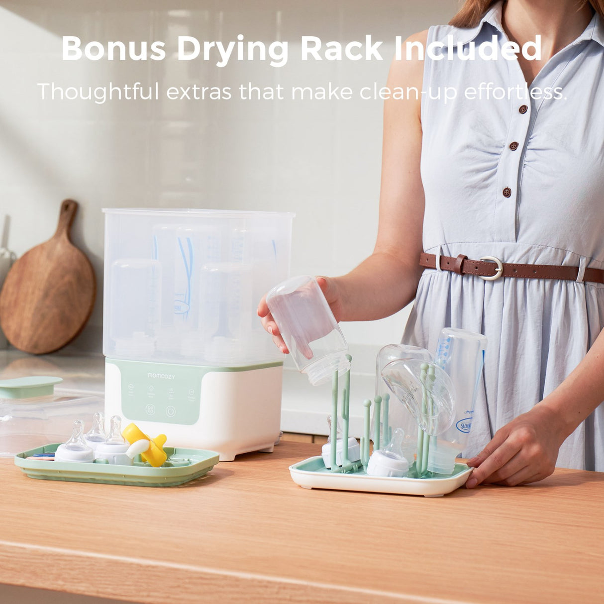 Momcozy BS04 4-in-1 Bottle Sterilizer And Dryer