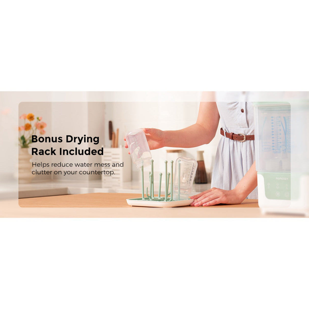 Momcozy BS04 4-in-1 Bottle Sterilizer And Dryer