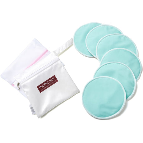 Momcozy Natural Reusable Nursing Pads 14-Pack Thick