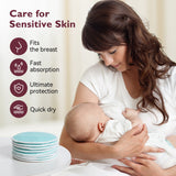 Momcozy Natural Reusable Nursing Pads 14-Pack Thick